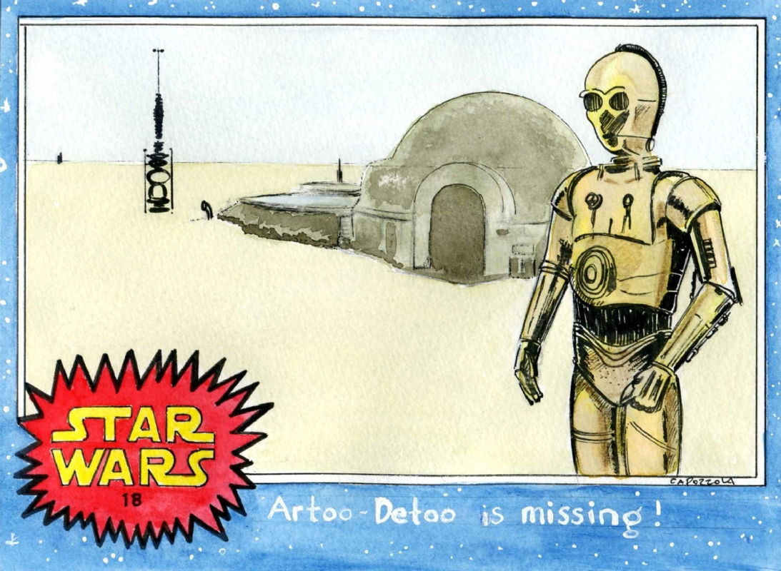 rare c3po trading card